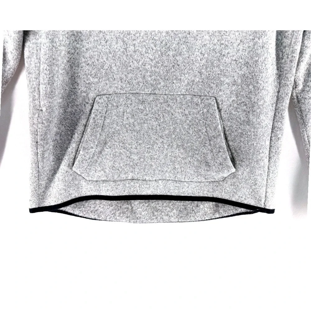 Nike Therma Fit Heather Gray Hoodie L Zip Pockets Athleisure Gorpcore Streetwear